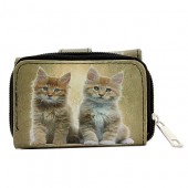 Tri-Fold Wallet - Kitty Print - WL-197CAT2-1